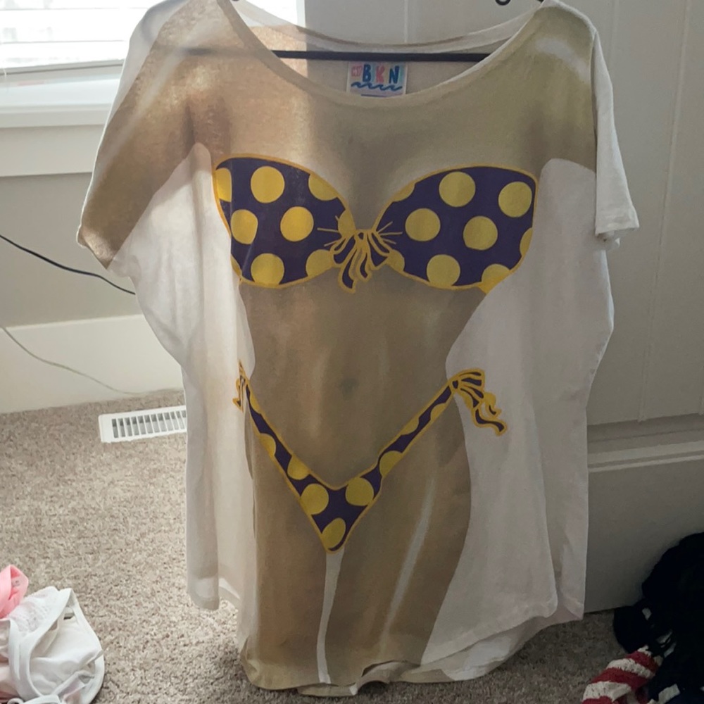 Funny beach coverup